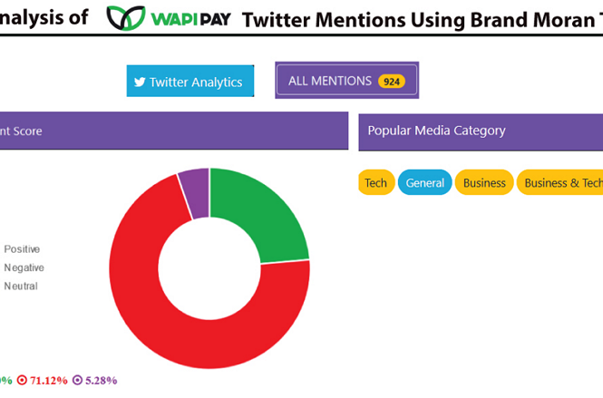 Wapi pay Ndichu brothers sentiment analysis