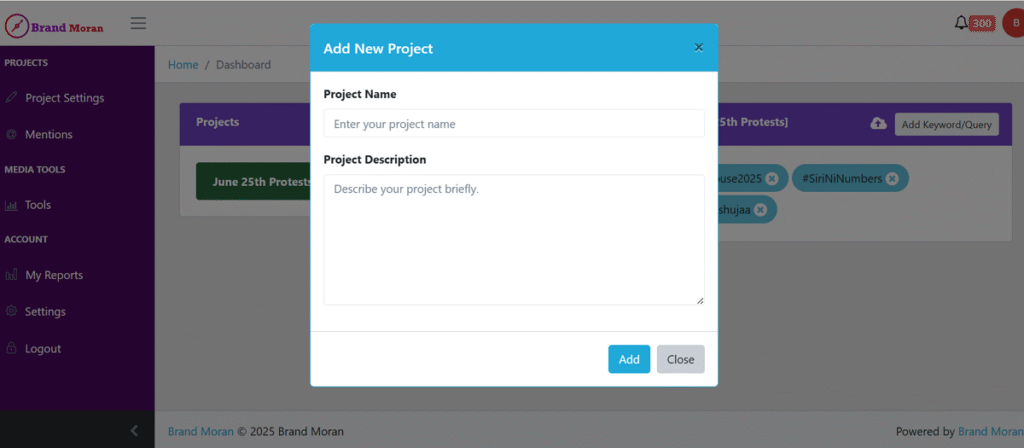 Brand Moran Best Hashtag Analytics Tool