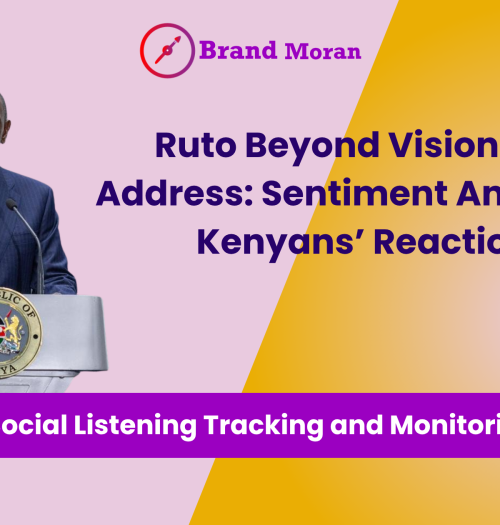 Sentiment analysis of Kenyans’ reactions to President William Ruto’s Beyond Vision 2030 national address
