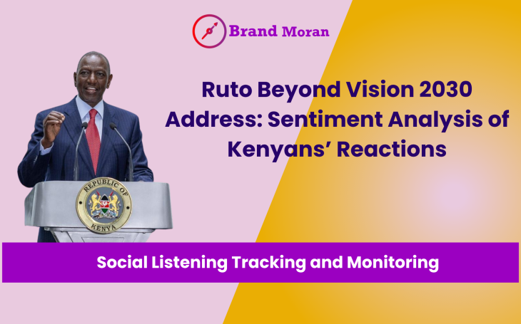 Sentiment analysis of Kenyans’ reactions to President William Ruto’s Beyond Vision 2030 national address